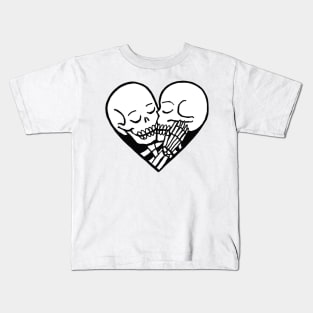 Skeleton Heart Kids T-Shirt